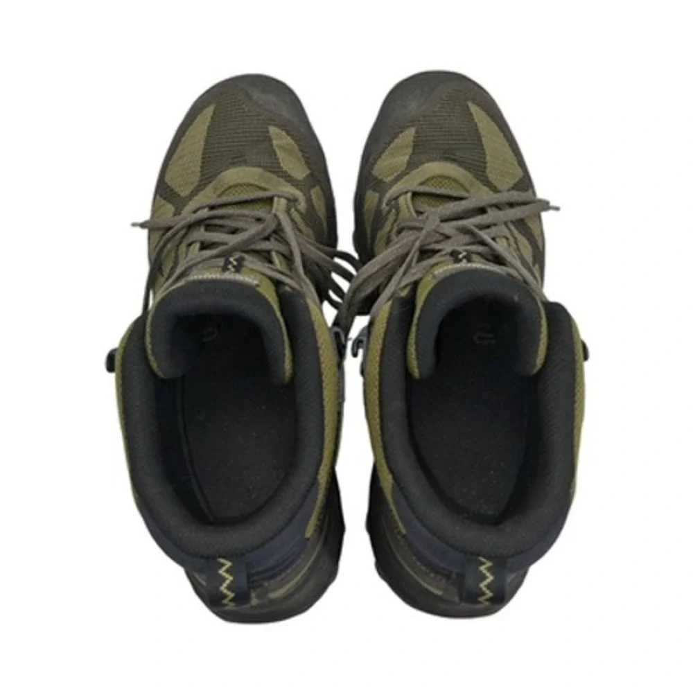 Merrell Speed Eco Hiking Boots Mens Size 12 Green Waterproof Trail Ankle Combat